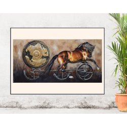 SOLVOGNEN OG HESTEN - PLAKAT